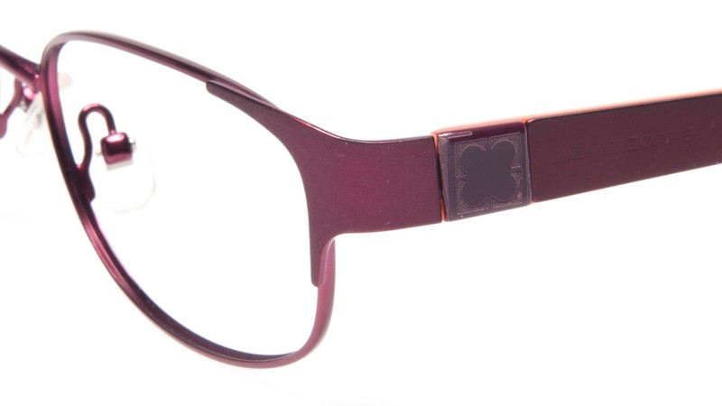 NEW LIZ Claiborne L602 0FR8 EGGPLANT VIOLET EYEGLASSES FRAME 50-16-135 B30"READ" gallery