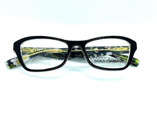 ORIGINAL DOLCE & GABBANA DG3202 2840 Black Peach Flowers Kids 47mm 15 130 gallery