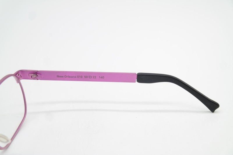 Glasses FRAMERS New Orleans 010 Titanium Violet Oval Eyeglass Frame Glasses New gallery