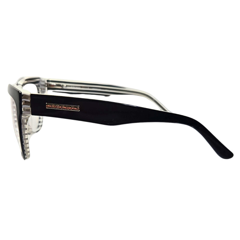 Legends Black White Striped Interior Marilyn Blk Zebra Frame Eyeglasses gallery