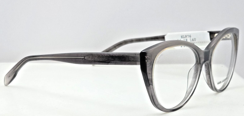 New Karl Lagerfeld KL976 Black/Horn Eyeglasses Frame 54-18-140 No Case M24 gallery