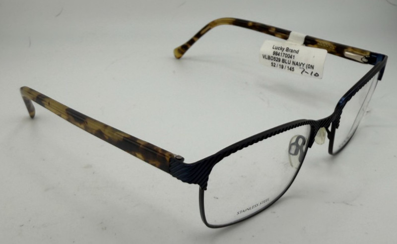 LUCKY BRAND FRAMES ONLY EYEGLASSES VLBD529 BLUE 52-19-145 gallery