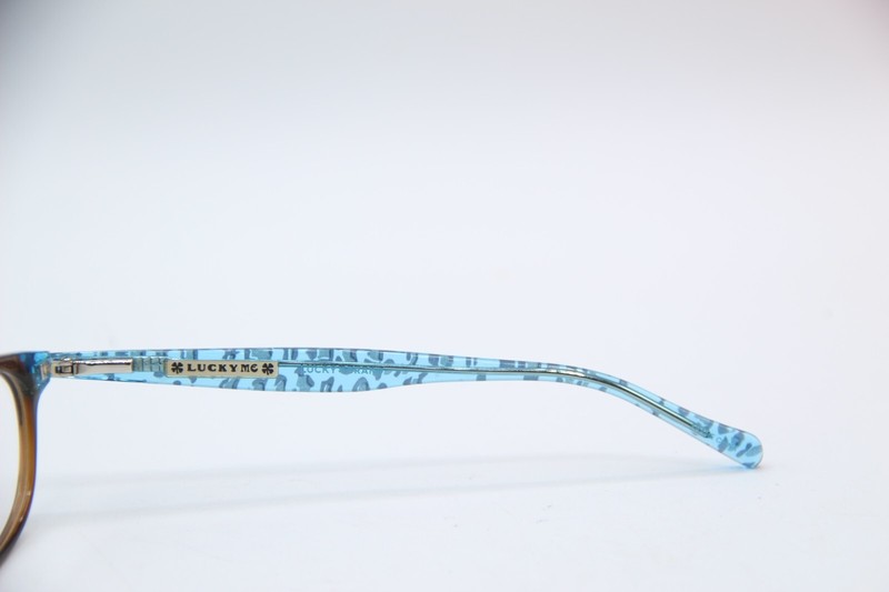 NEW LUCKY BRAND D700 BROWN BROWN BLUE AUTHENTIC DESIGNER EYEGLASSES 47-16 gallery