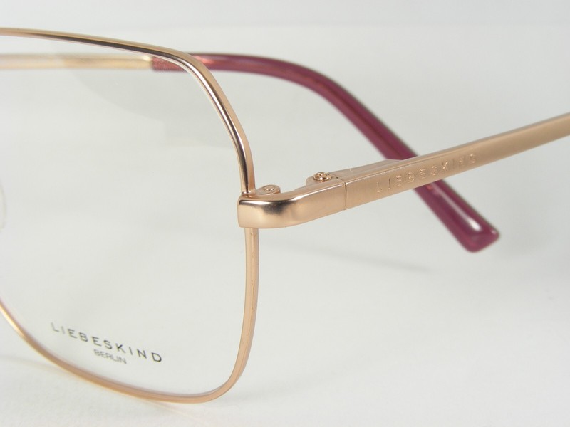 LIEBESKIND BERLIN 11034 190 PALE ROSE GOLD EYEGLASSES GLASSES 57-15-140 Germany gallery