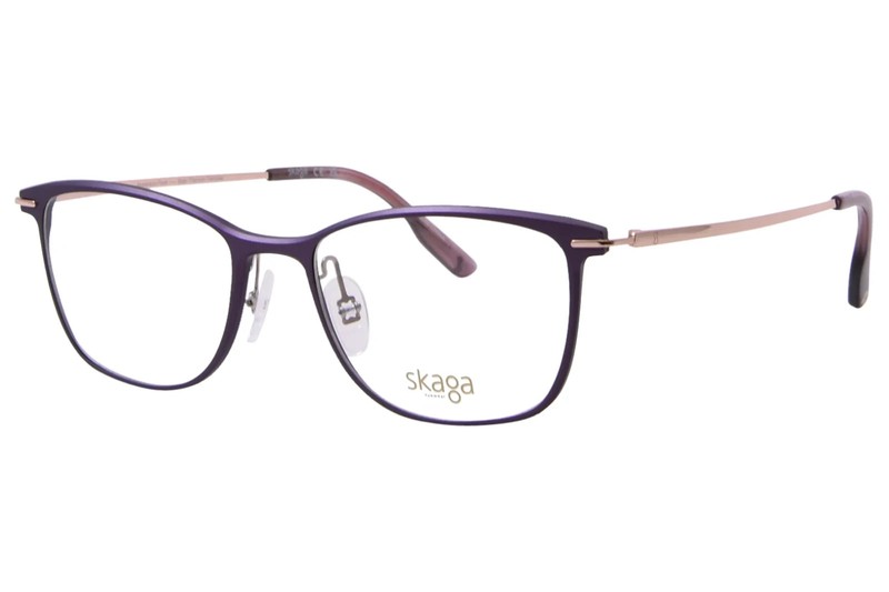 New Skaga Eyeglasses SK2138 Kaveldun Matte Violet 53-18-140 Retail $200+ w/case
