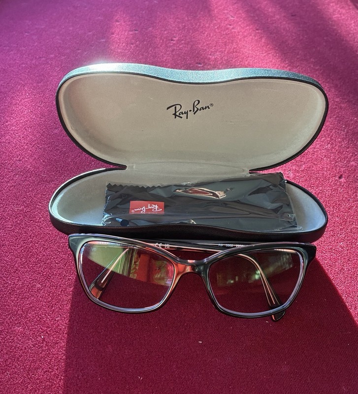 Ray-Ban RB 5362 2034 Black Plastic Full Rim Eyeglasses 54-17-140 Unisex gallery