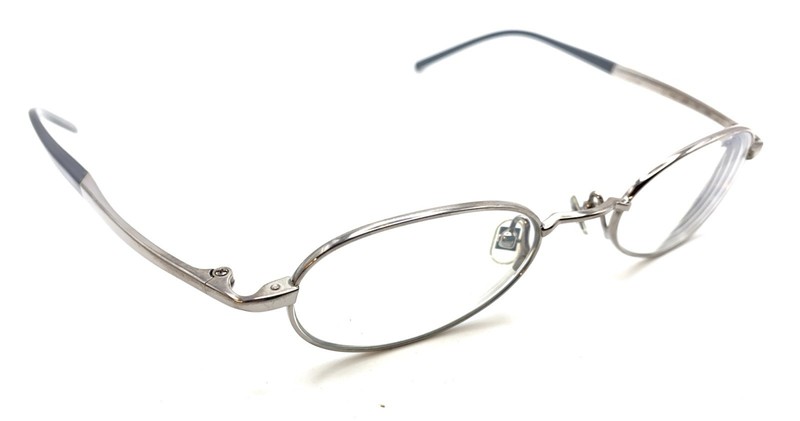 KATA Arno IC/BL Gray Black Metal Eyeglasses Frames Japan 57-19 140 Men Women