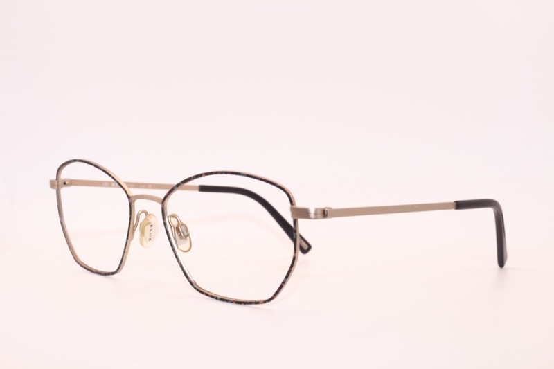 NEW KLIIK DENMARK 724 M211 MULTICOLOR GOLD AUTHENTIC DESIGNER EYEGLASSES 49-16