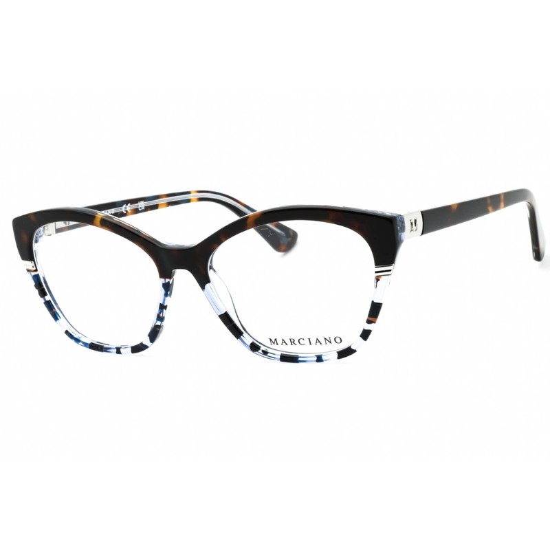 Guess By Marciano Women’s Eyeglasses Havana/Other Cat Eye Full Rim GM0376 056
