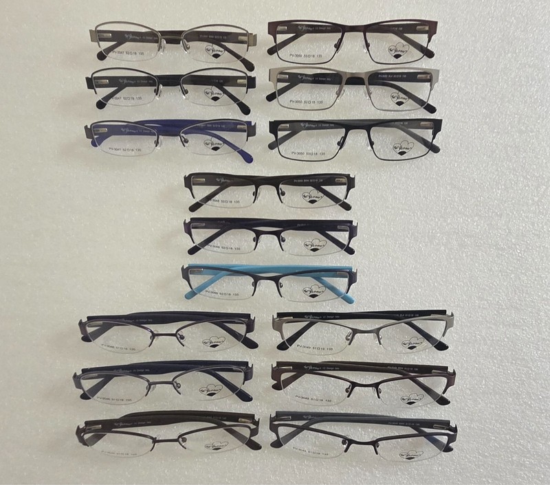 New Wholesale Bulk Lot 15 Designer Clear Lens Optical Eyeglasses Frame Free Sun