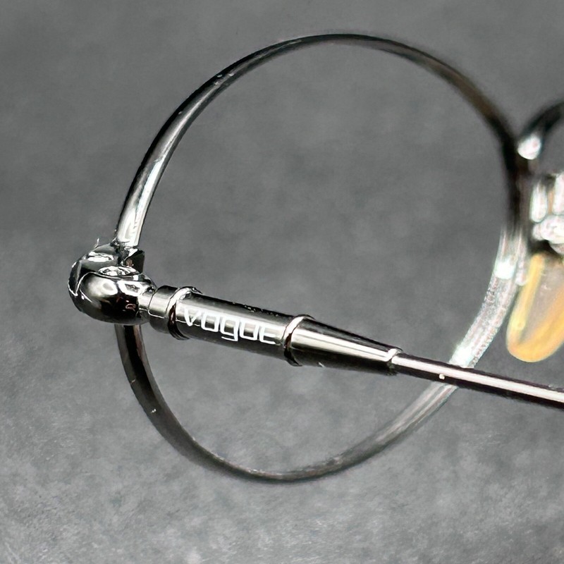 Vogue VO3243 420 Oval Eyeglasses Frame Gunmetal Flex Italy 47-19-140 Used gallery