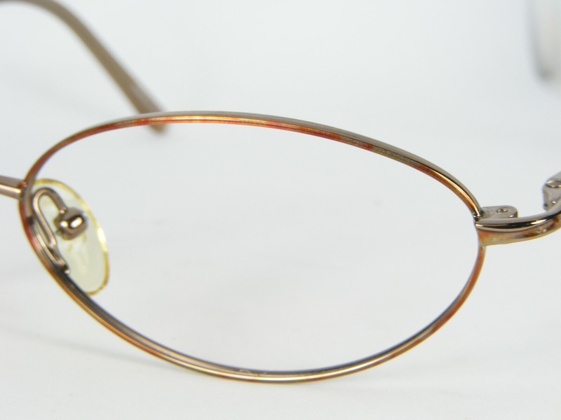 ELIZABETH ARDEN EA-677-2 DEMI AMBER /BRONZE EYEGLASSES FRAME 50-17-135mm (NOTES) gallery