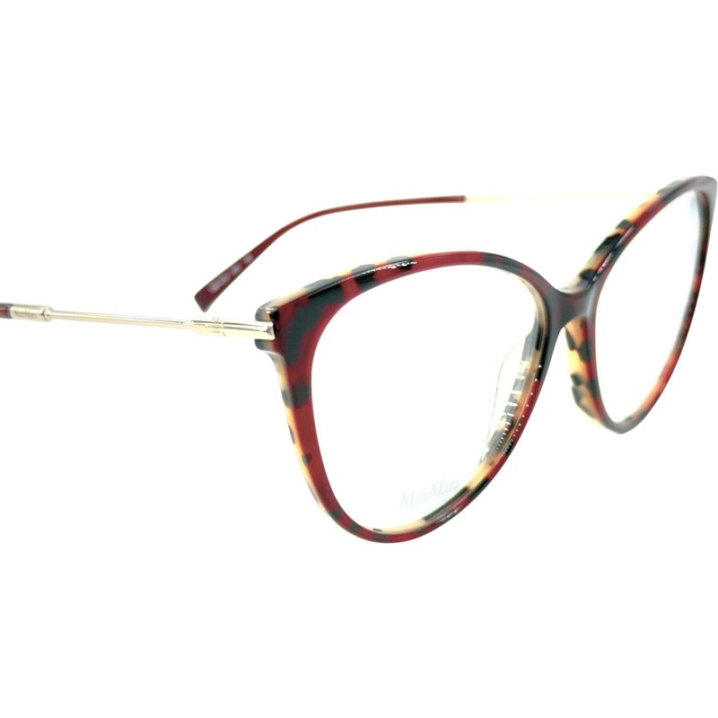 Max Mara MM1419 Womens Plastic Eyeglass Frame OUC Red Havana 56-15 gallery