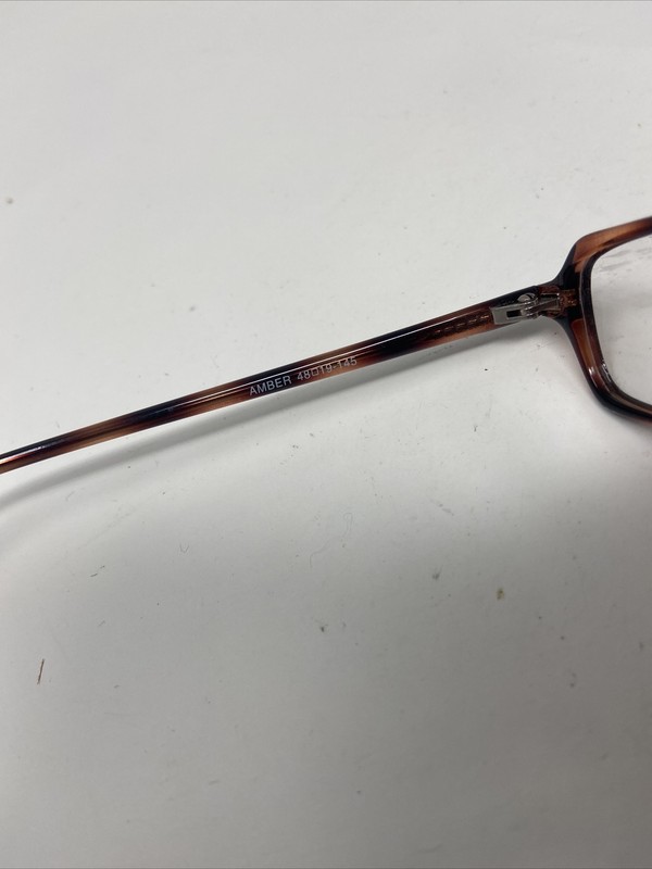 LIMITED EDITIONS Eyeglasses Frames 3RD AVE 48-19-145 Amber Full Rim QK61 gallery