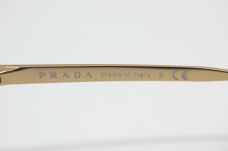 Prada PR28S UE0-1O1 TORTOISE AND GOLD Eyeyeglasses New Authentic 52 gallery