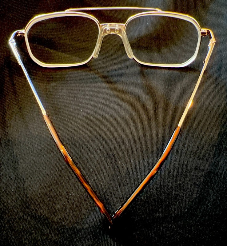 Modern Optical Aviator Eyeglasses Frames Adult Kevin Gold Full Rim 54-18-135 gallery