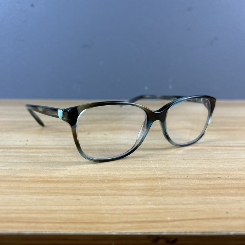 Tiffany Co TF 2097 8124 Eyeglasses Tortoise Blue Women 52-16-135 Frames Only