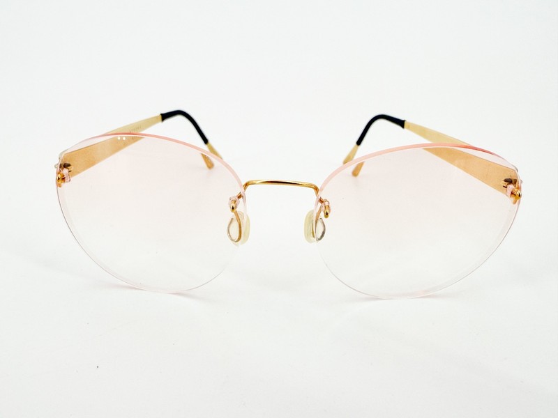 Lindberg Spirit Titanium Eyeglasses FRAMES 130mm PGT Gold L307 gallery