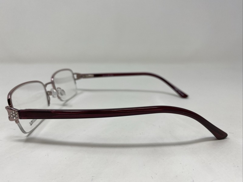 Bellissima BL 1032BL 3113 51-17-135 Pink/Wine Half Rim Eyeglasses Frame DZ20 gallery