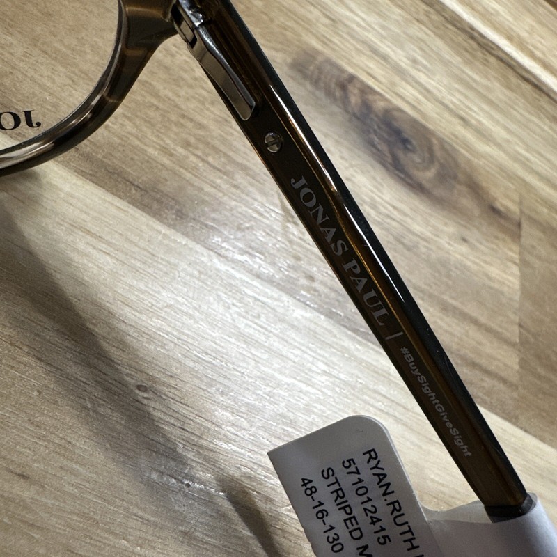 Jonas Paul Ryan Ruth LSM Striped Maple Eyeglass Frames 48 16 130 For Youth gallery