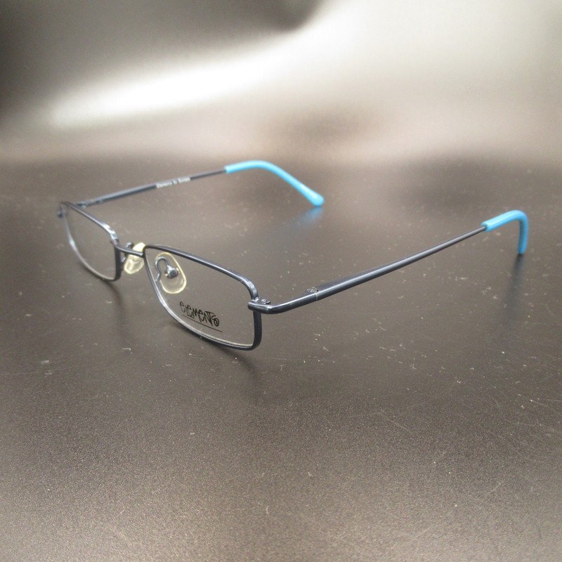 Elements Eyeglass Frames by Europa EL-98 03 47-18-135 Navy Blue with Blue gallery