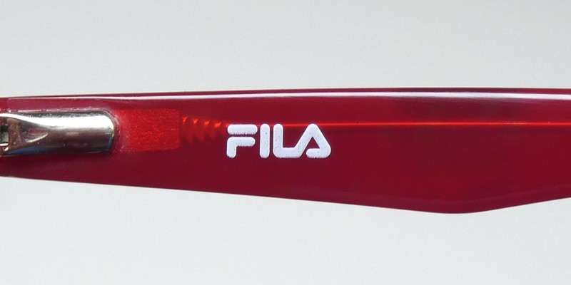 NEW FILA VFI177 GLASSES FULL-RIM WOMENS SQUARE PLASTIC 51-16-140 BURGUNDY RED gallery