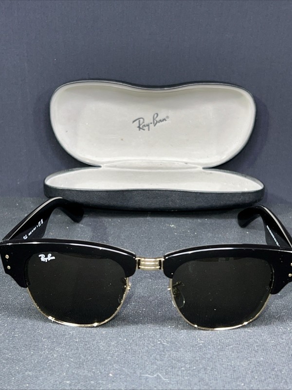 Ray Ban Eyeglasses Mega Clubmaster RB0316-S 0316 Black Size 53/21 Case Included