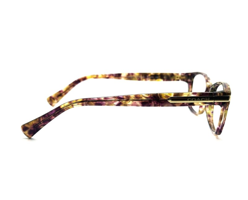 AUTHENTIC COACH HC6065 5287 Confetti Light Brown Women Eyeglasses 51mm 17 135 gallery
