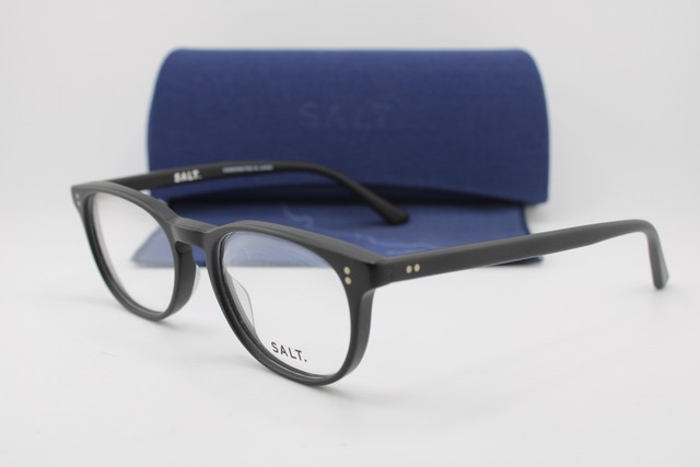 NEW S.A.L.T. SALT PIERCE 51 MBK MATTE BLACK AUTHENTIC EYEGLASSES 51-19