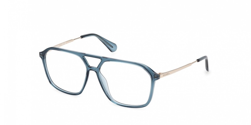 Max &co MO5172 Shiny light blue 56/13/140 WOMAN Eyewear Frame