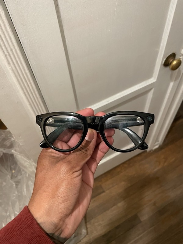 Ray-Ban Meta Black headliner Full Eyeglass with Case