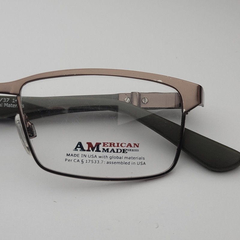 ​Artcraft USA Workforce WF451AM Safety Eyeglasses Frame Brown Tweed 52-16-142 gallery
