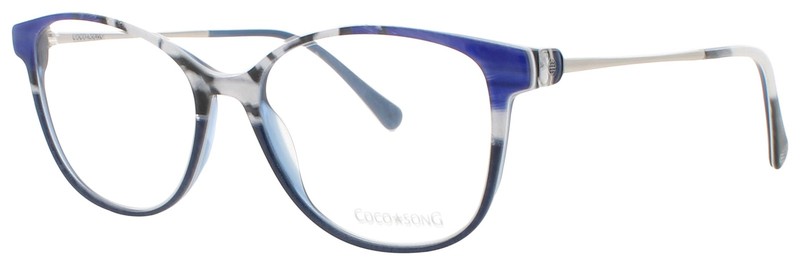 COCO SONG CS WAITING SOMEONE CV199.03 09 C03 Eyeglasses BLUE BLACK Frame 53 mm