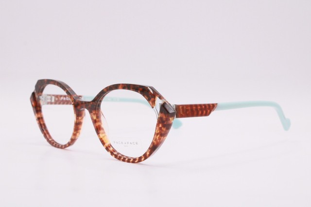 NEW FACE A FACE WITTY 1 COL 3070 BROWN BLUE AUTHENTIC EYEGLASSES 50-20
