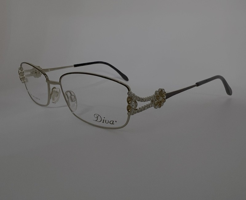 Authentic Diva Women Eyewear Eyeglasses M5297 S54[]15-129 Made in Italy