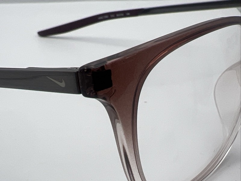 NIKE 7283 212 52/16 145 Maroon Fade Optical Eyeglasses 1879 gallery