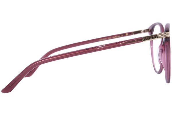 Gucci GG1450O 003 Eyeglasses Women's Burgundy Full Rim Cat Eye 53-18-140 gallery