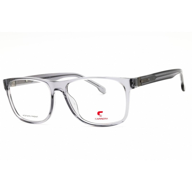 Carrera Men’s Eyeglasses Grey Plastic Square Shape Full Rim Frame 8889 0KB7 00