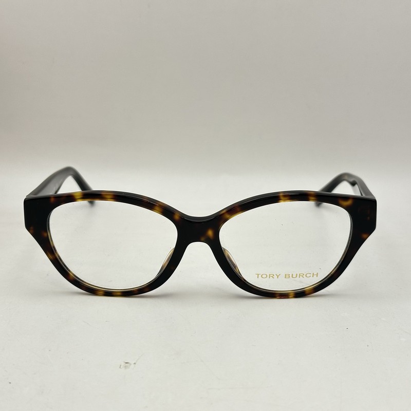 Tory Burch Womens Irregular Cat Eye Full Rim Eyeglasses TY2123U Havana gallery