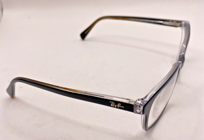 RAY-BAN EYEGLASSES FRAMES ONLY RB5362 2034 BLACK CLEAR FULL RIM 54-17-140
