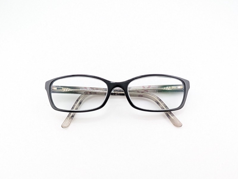 Burberry Eyeglasses Frames Only, B 2073 3164, 53-16-135, Black, Made in Italy