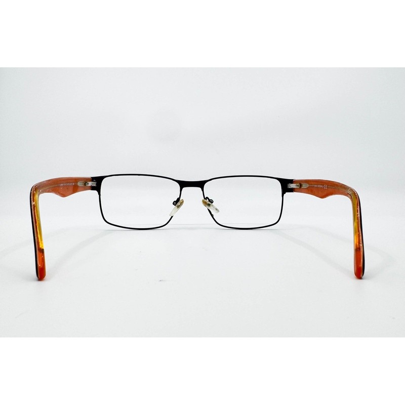 Link Occhiali Eyeglasses Mens Black Orange Link 1158 56-16-140 gallery