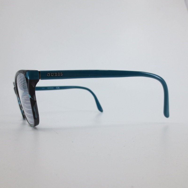 Guess GU2673-3 Eyeglasses Blue Black Tortoise Cat Eye Frames 53-17-140 Teal 089 gallery