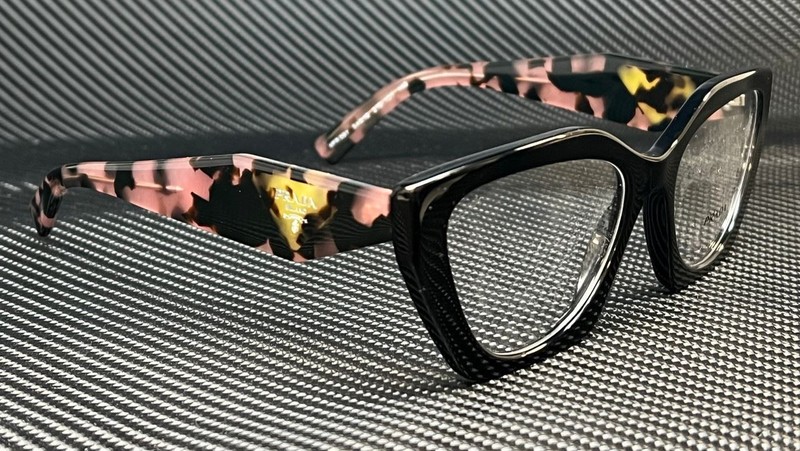 PRADA PR 09YV 21B1O1 Black Women's 54 mm Eyeglasses gallery