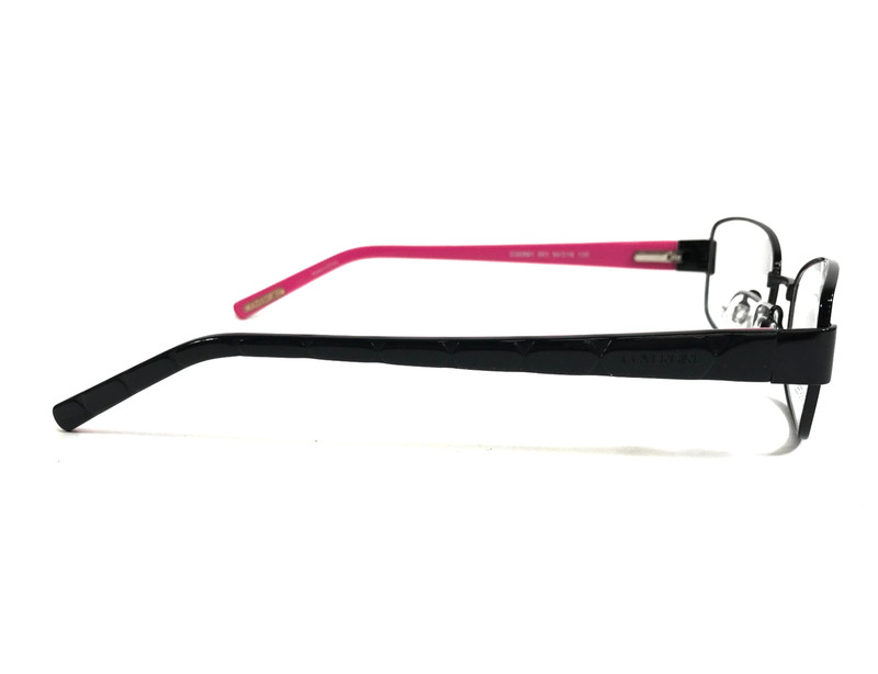 Covergirl Eyeglasses Frames CG0881 001 Black Pink Rectangle Wire Rim 54-18-135 gallery