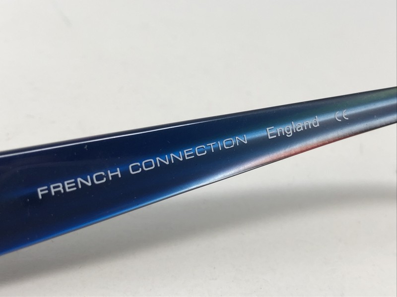 French Connection Eyeglasses Frame England OFF6506 Col.006 50-19-140 Blue B832 gallery