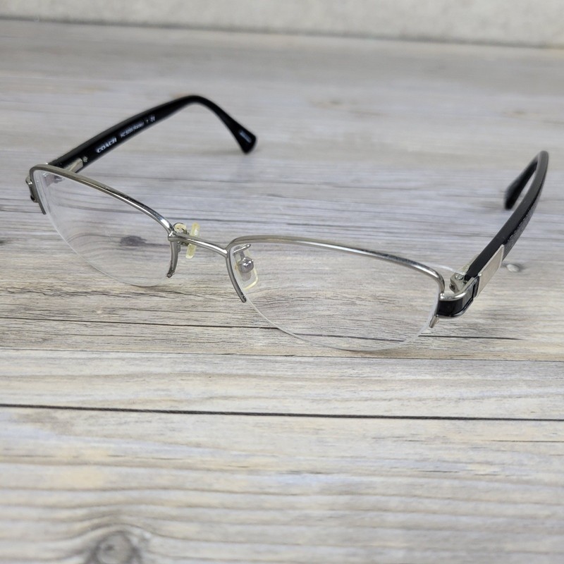 Coach Eyeglasses Frames HC 5059 Kacey 9017 Dark Silver Black Women 52-18-135
