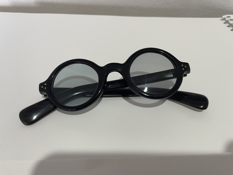 Handcrafted Round Eyeglasses – Genuine Buffalo Horn