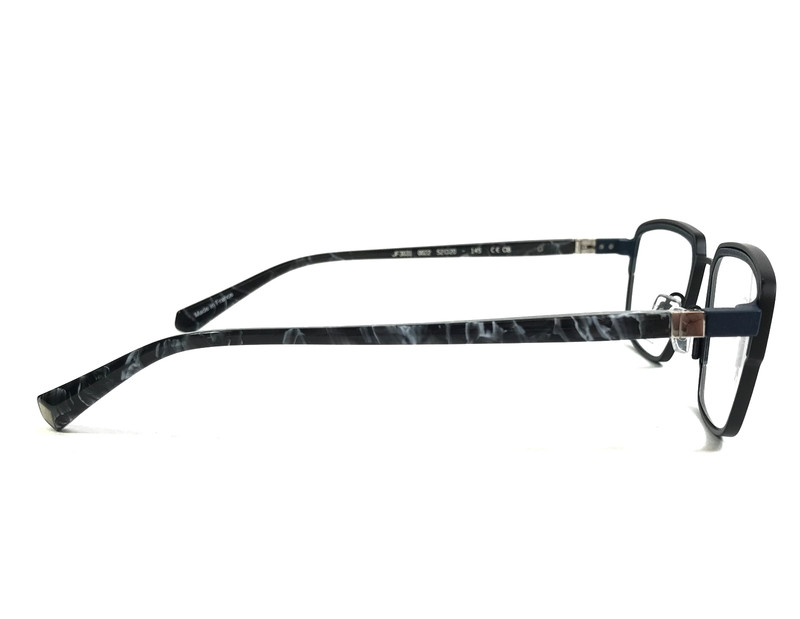 J. F. Rey Eyeglasses Frames JF3031 0022 Matte Black Blue White 52-20-145 gallery