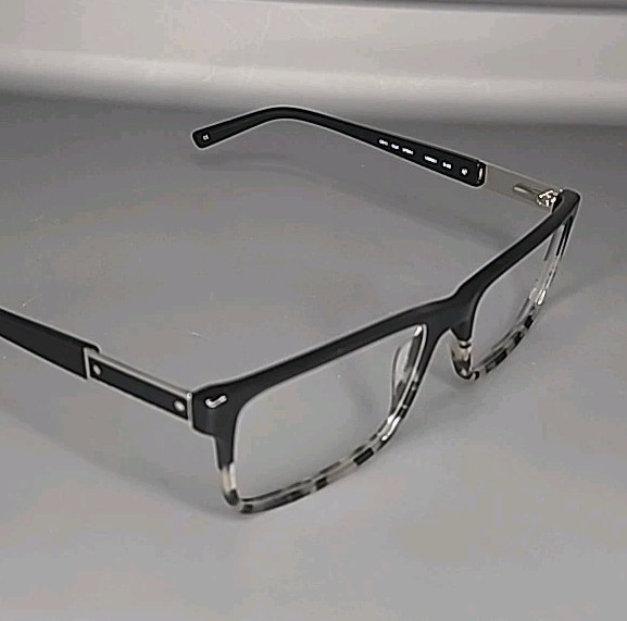 Geoffrey Beene XL G510 Black Acetate Eyeglass Frames 57/18/150 gallery